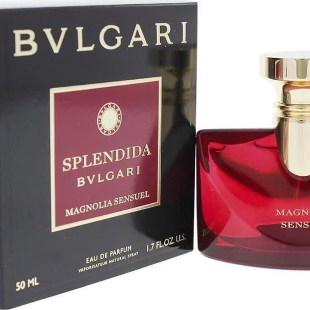 Bulgari Splendida Magnolia Sensuel Perfume - Red and Gold